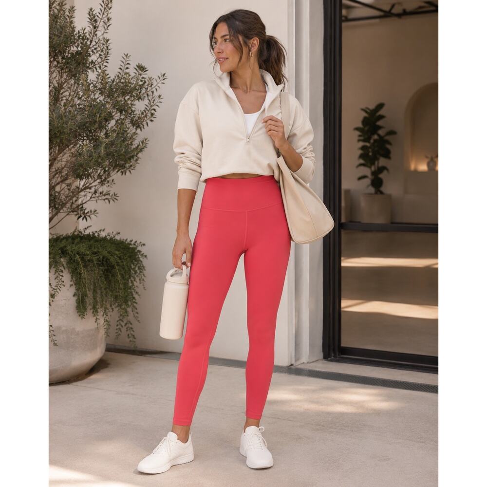 Athleta Elation 7/8 Tight High Rise Leggings Red‎ Medium 54023